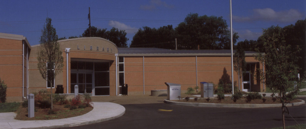 Bordeaux Branch Library exterior in afternoon