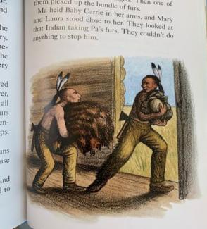Interior Images of Little House on the Prairie Book