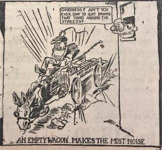 Tennessean Cartoon from August 22nd, 1920