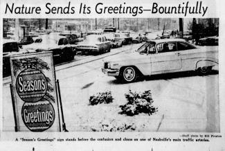 Tennessean clipping from December 25th, 1962